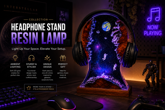 Why Every Gaming Desk Needs a Headphone Stand Resin Lamp image