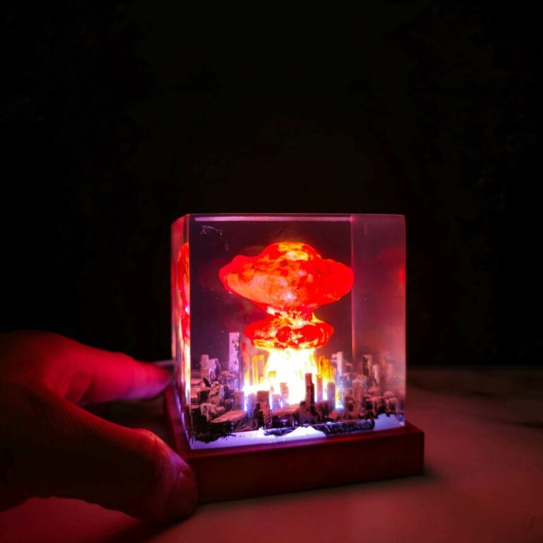 Bomb Diorama Resin Lamp – ArtLitCraft Store