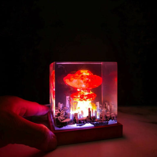 Bomb Diorama Resin Lamp – ArtLitCraft Store