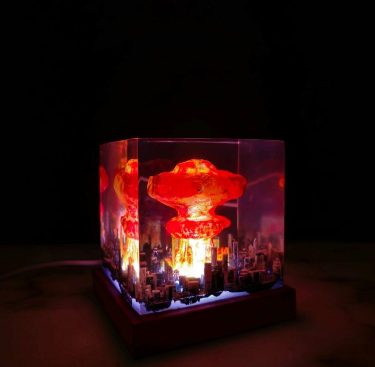 Bomb Diorama Resin Lamp – ArtLitCraft Store