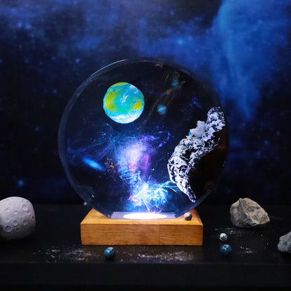 Epoxy Resin Astronaut Lamp – Space LED Light