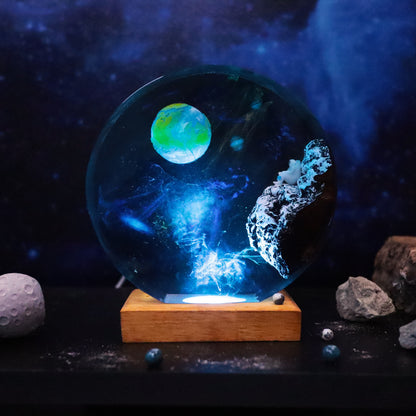 Epoxy Resin Astronaut Lamp – Space LED Light