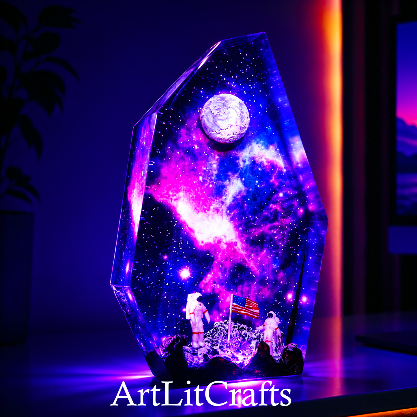 Cosmic Astronaut Night Light for bedroom décor